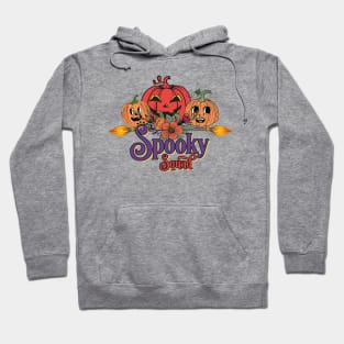 Spooky Squad Retro Halloween Design Hoodie